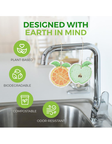 Esponjas Comprimidas Biodegradables AIRNEX - 12 Piezas Ecológicas