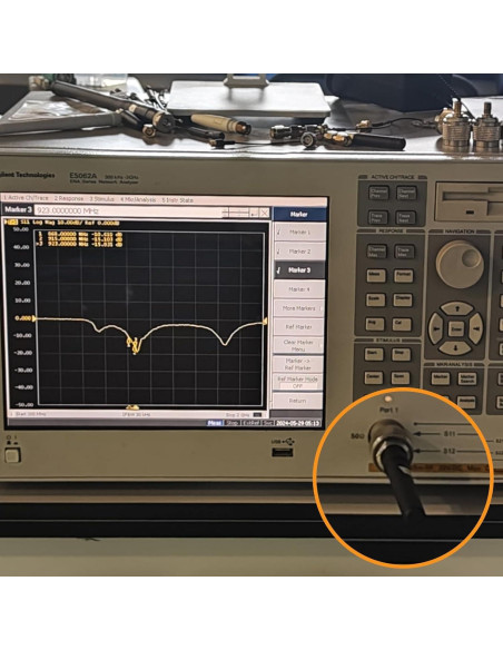 6 Antenas LoRa 915MHz 2dBi U.FL a SMA Meshnology
