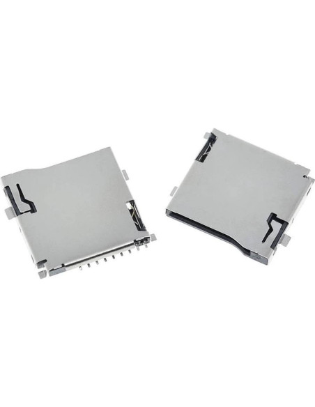 10 Adaptadores de Conector Socket TF Micro SD Push-Push