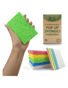 Esponjas de Cocina Biodegradables AIRNEX - Paquete de 16