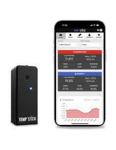 Sensor de Temperatura y Humedad WiFi Ideal Sciences Temp Stick