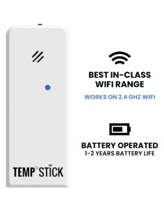 Sensor de Temperatura y Humedad WiFi Ideal Sciences Temp Stick 2