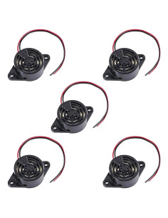 5 Zumbadores Piezoeléctricos UMLIFE SFM-27 3-24V Alarma Sonido