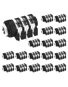 Jack Hembrado Estéreo 6.35mm DaierTek 18 Piezas para Pedal