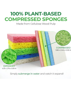 Esponjas de Cocina Biodegradables AIRNEX - Paquete de 16 2