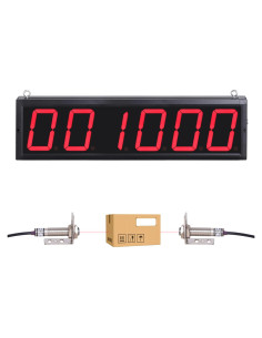 Contador LED Digital Ymjoinmx 4 Dígitos hasta 999999