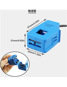 Transformador de Corriente SCT-013-000 100A/50mA + Módulo ADC 2