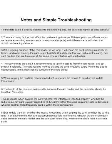 Lector RFID Ajfwm Doble Frecuencia 125KHz/13.56MHz USB