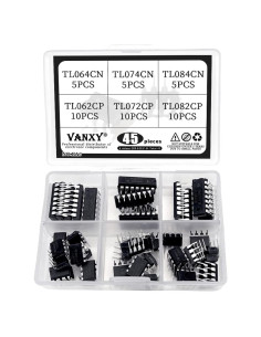 Kit 45pcs Amplificadores Operacionales VANXY TL064CN TL074CN