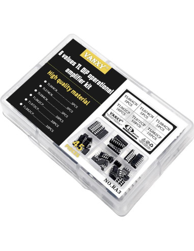 Kit 45pcs Amplificadores Operacionales VANXY TL064CN TL074CN