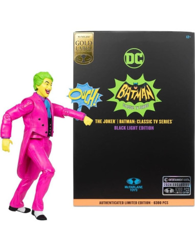 Figura de Acción El Joker Luz Negra McFarlane 15.24 cm