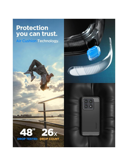 Funda Rugged Armor Spigen para Xiaomi 14T - Protección Militar Funda Rugged Armor Spigen para Xiaomi 14T - Protección Militar