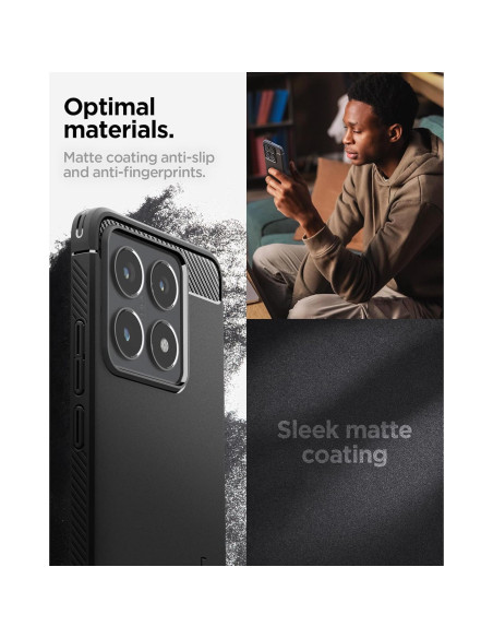 Funda Rugged Armor Spigen para Xiaomi 14T - Protección Militar Funda Rugged Armor Spigen para Xiaomi 14T - Protección Militar