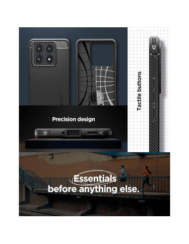 Funda Rugged Armor Spigen para Xiaomi 14T - Protección Militar