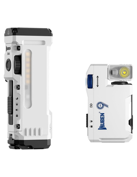 Linterna EDC Recargable WUBEN G5 y X4 con Luz RGB