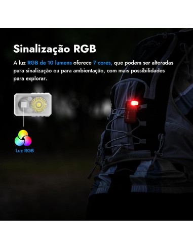 Linterna EDC Recargable WUBEN G5 y X4 con Luz RGB