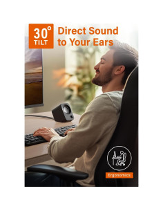 Altavoz Estéreo FUNLOGY 14W USB Compacto Negro 2