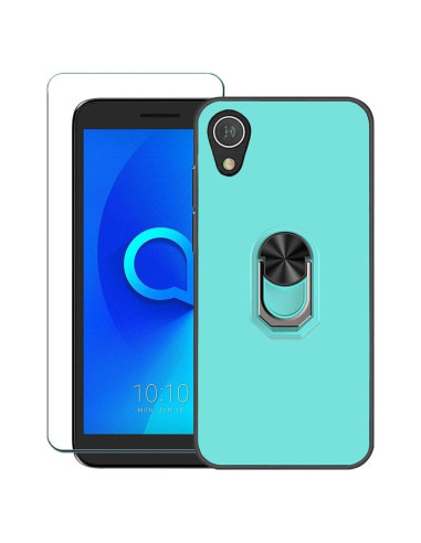 Funda de teléfono Alcatel 1 2021/2019 con protector y soporte