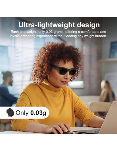 Pegatinas de Bloqueo de Luz LED HiBloks para Gafas Ray-Ban y Oakley - 12 Pcs