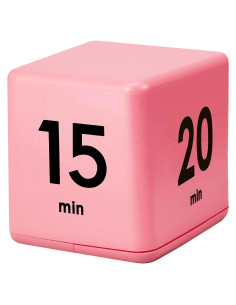 Temporizador Cubo DQDEDIAN Rosa con Sensor de Gravedad 15-60 Min