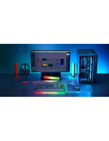 Barra de Luz LED Inteligente Monster RGB, Control por Voz, 158.76g