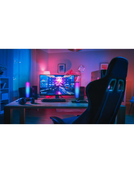 Barra de Luz LED Inteligente Monster RGB, Control por Voz, 158.76g