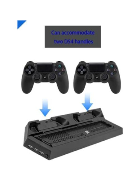 Soporte Vertical para PS4 Slim/Pro con Carga Doble SLTG2020 Soporte Vertical para PS4 Slim/Pro con Carga Doble SLTG2020