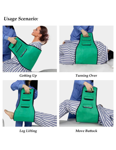 Sling de Transferencia Leetye Mei para Pacientes Encamados - Verde