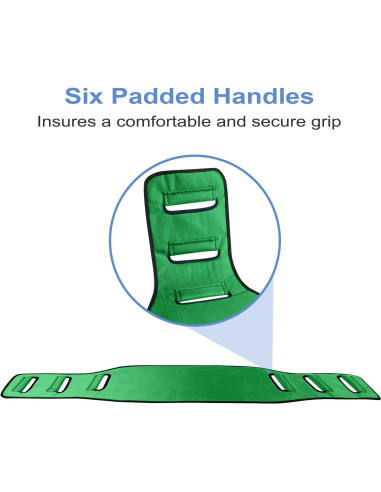 Sling de Transferencia Leetye Mei para Pacientes Encamados - Verde