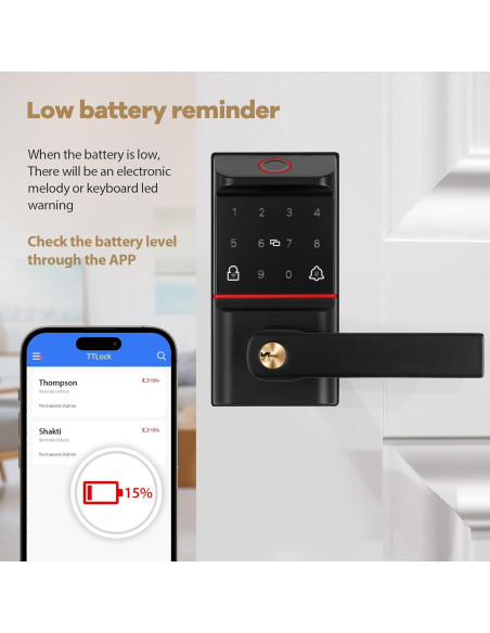 Cerradura Inteligente Bamberg SDL-1 con Huella Dactilar y APP