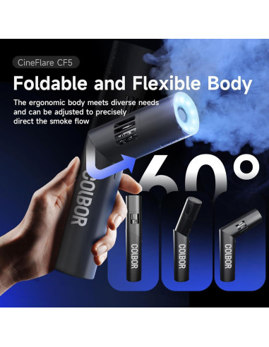 Máquina de Niebla COLBOR CF5 Portátil con Luces y Control Remoto