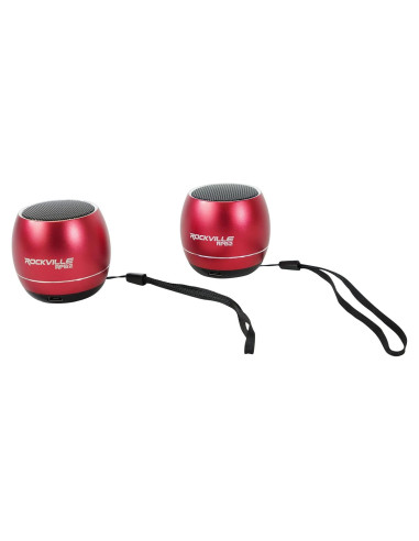Altavoces Bluetooth Rockville RPB3-RED Portátiles TWS 10h