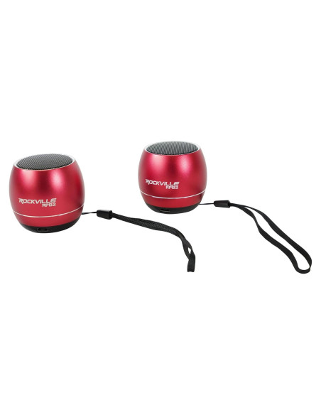 Altavoces Bluetooth Rockville RPB3-RED Portátiles TWS 10h