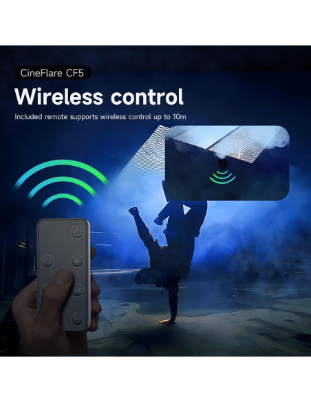 Máquina de Niebla COLBOR CF5 Portátil con Luces y Control Remoto