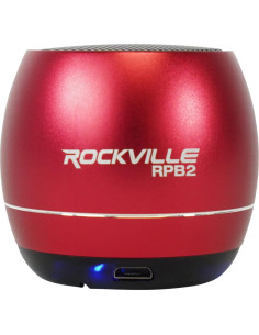 Altavoces Bluetooth Rockville RPB3-RED Portátiles TWS 10h 2