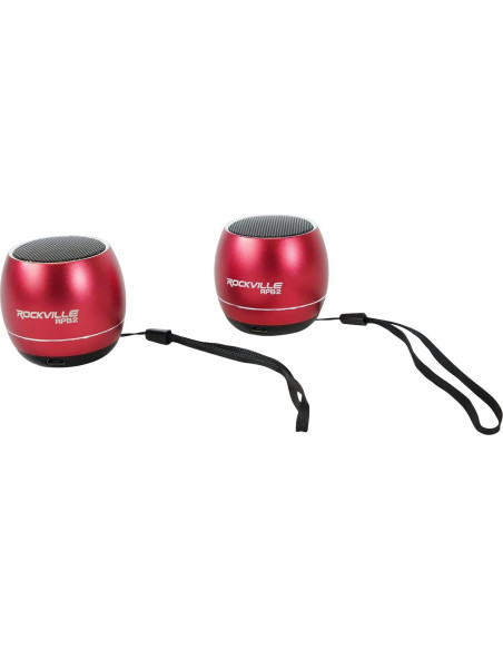 Altavoces Bluetooth Rockville RPB3-RED Portátiles TWS 10h