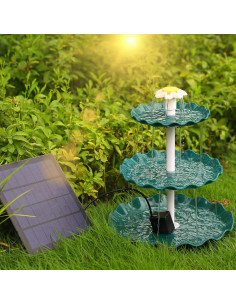 Bomba de Fuente Solar AISITIN 3.5W para Baño de Aves 2