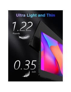 Monitor Portátil WUAWE 14" 1080P USB-C HDMI HDR Freesync 2