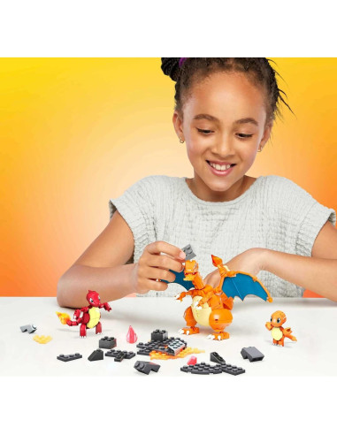 Set de Construcción Pokémon MEGA Charmander 313 Piezas