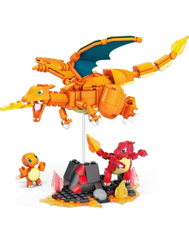 Set de Construcción Pokémon MEGA Charmander 313 Piezas