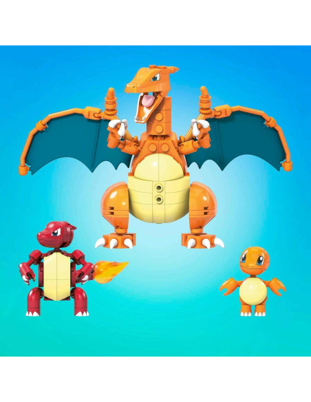 Set de Construcción Pokémon MEGA Charmander 313 Piezas