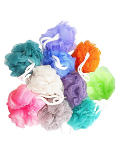 Paquete de 10 esponjas de baño exfoliantes Meirrnyyu 17.5x12 cm