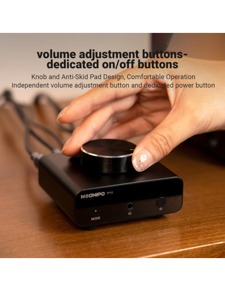 NEOHIPO TP10 Preamplificador de Phono para Tocadiscos Hi-Fi