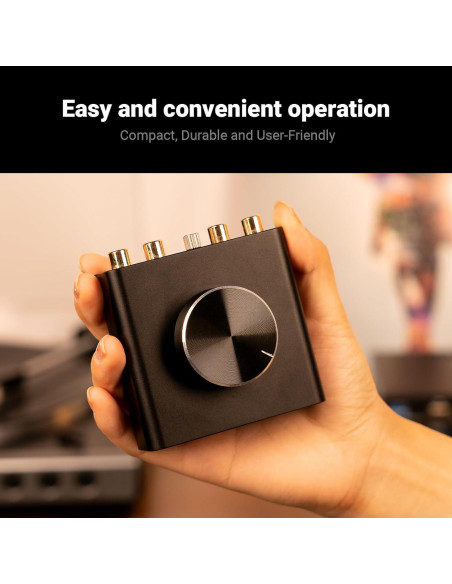 NEOHIPO TP10 Preamplificador de Phono para Tocadiscos Hi-Fi