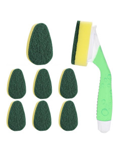 Varita para Platos DYMOLL con 7 Esponjas Repuesto Duraderas