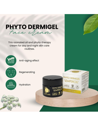 Crema Facial OZOLABS Phyto Dermigel 30 ml - Hidratante Diurno y Nocturno