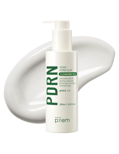 Leche Limpiadora de Arcilla PDRN MAKE P:REM 200ml Piel Sensible
