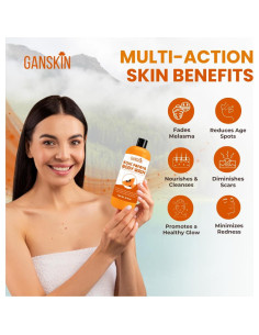 Jabón Corporal Ganskin Ácido Kójico y Papaya 100g - Ilumina Piel 2