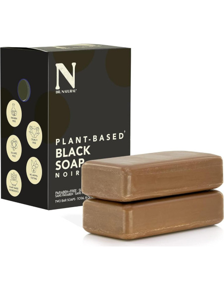 Jabón Negro Puro Dr. Natural 8 Barras 113g Aceites Naturales Jabón Negro Puro Dr. Natural 8 Barras 113g Aceites Naturales