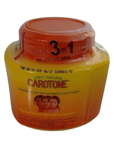 Crema Hidratante de Zanahoria Natural 330ml - Cuidado Facial y Corporal